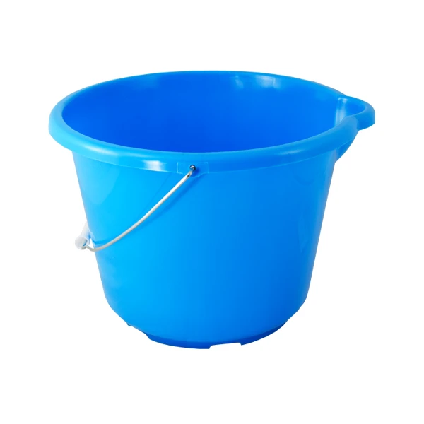 WIADRO DOMOWE 12L Z METALOWĄ RĄCZKĄ I WYLEWKĄ