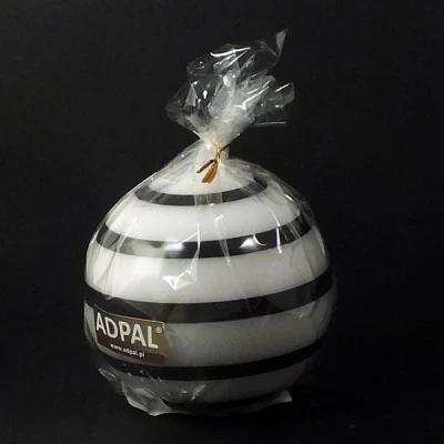ADPAL-ŚWIECA KULA K-3 BLACK AND WHITE LAKIER BIAŁA