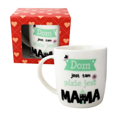 BG-KUBEK BARYŁKA 300ML *DOM JEST TAM GDZIE MAMA1*