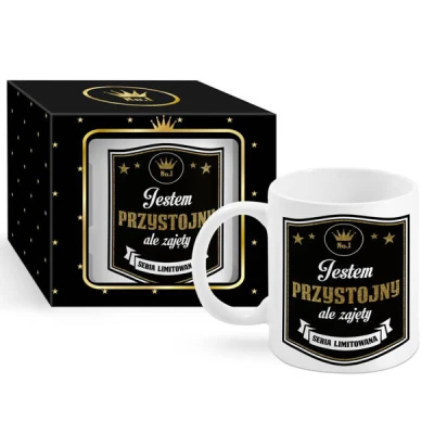 BG-KUBEK BOSS GOLD *JESTEM PRZYSTOJNY*