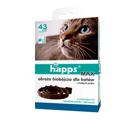 HAPPS-OBROŻA *MAX* BIOBÓJCZA DLA KOTÓW I MAŁYCH PSÓW
