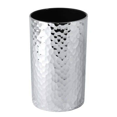 KONTRAST-KUBEK ŁAZIENKOWY *PALMI* SREBRNY