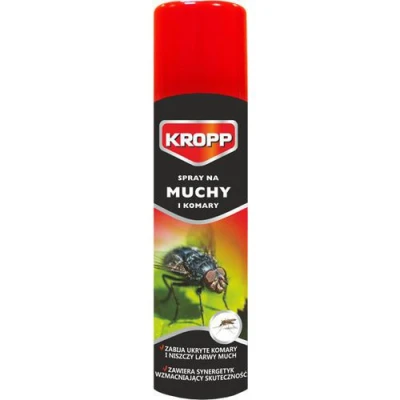KROPP- SPRAY NA MUCHY I KOMARY 400ML/12/