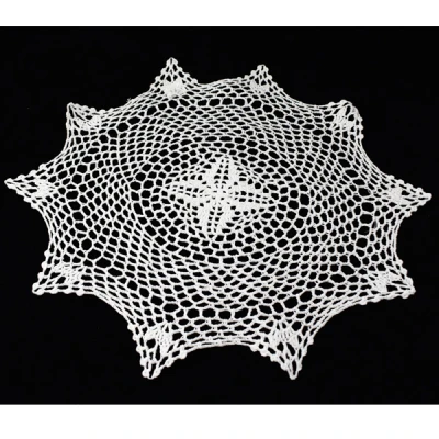 MESA-SERWETA 021 SZYDEŁKOWA BIAŁA FI45CM /3/