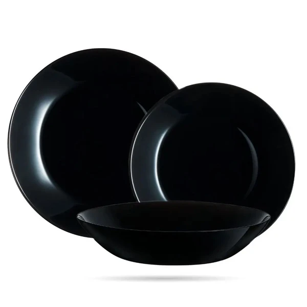 ZELIE-KPL. 18EL. OBIADOWY CZARNY V3894