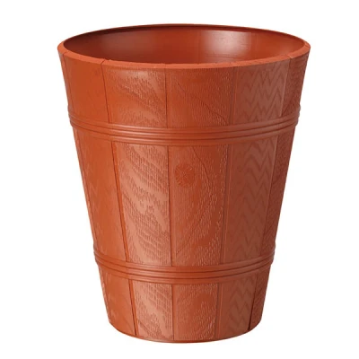 PALMÓWKA DREWNOPODOBNA 1 TERAKOTA h25 fi22 cm.