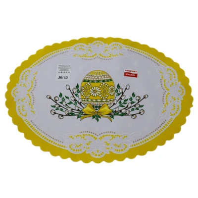 ROD-SERWETKA OWAL 30X43 *WIELKANOC* /5/ ŻÓŁTE