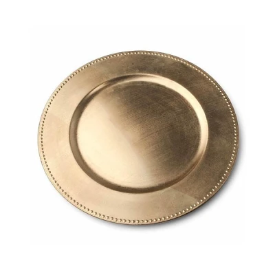 MON-TALERZ DEKORACYJNY 33CM ZŁOTY 5791