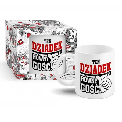 BG-KUBEK  300ML *DZIADEK RÓWNY GOŚĆ*