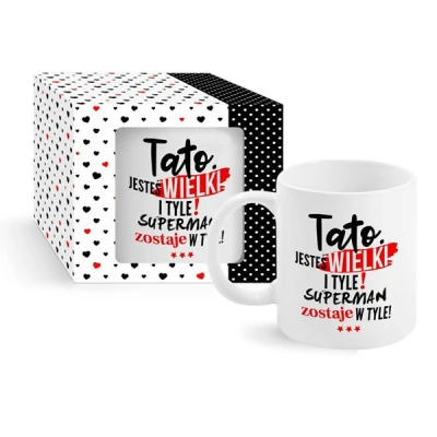 BG-KUBEK BOSS 300ML *TATO JESTEŚ WIELKI I TYLE*