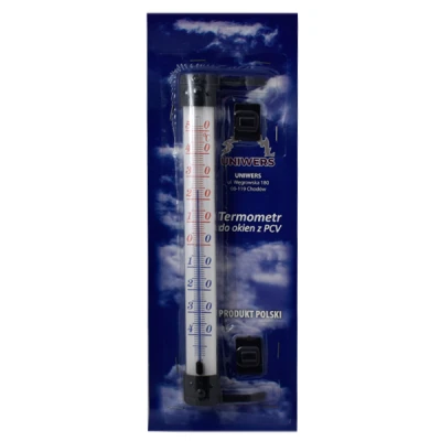 TERMOMETR ZAOKIENNY ŚREDNI  PRZYKLEJANY GRAFIT *ZSP*/35/