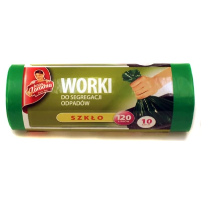 STELLA-WORKI DO SEGREGACJI ODPADÓW 120L A'10 ZIELONE 7072