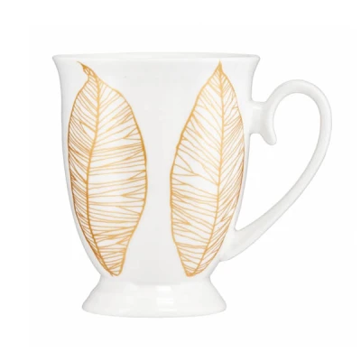 DAJ-KUBEK DIANA 300ML LIŚCIE ZŁOTE 39923