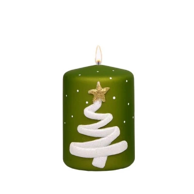 ADPAL-ŚWIECA PIEŃKOWA 100/70 MEGIC TREE METALIK PÓŁMAT OLIWKA