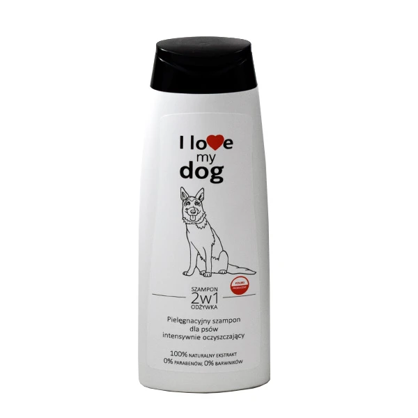 SZAMPON DLA PSA *LOVE INTENSYWNIE OCZYSZCZAJĄCY* 2w1 250ML