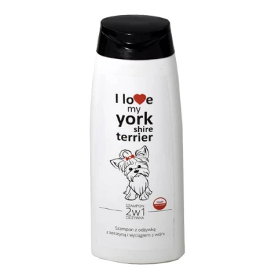 SZAMPON DLA PSA Z ODŻYWKĄ *LOVE YORK* 2w1 250ml