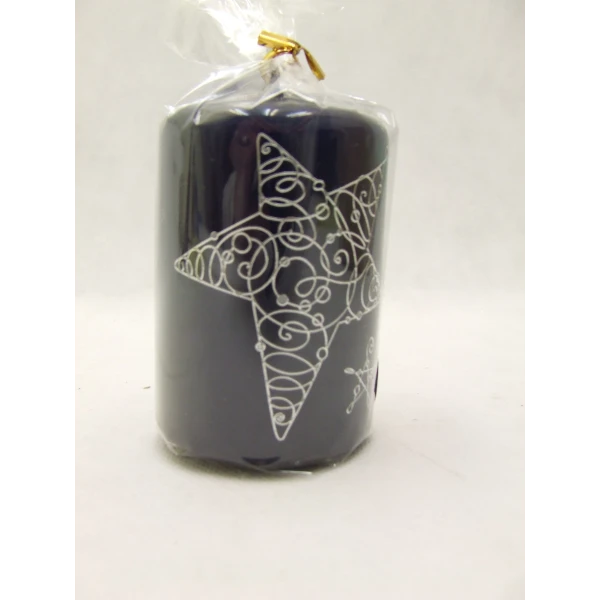 ADPAL-ŚWIECA KLUBOWA KL-3 *AŻUROWA GWIAZDA* GRANATOWA