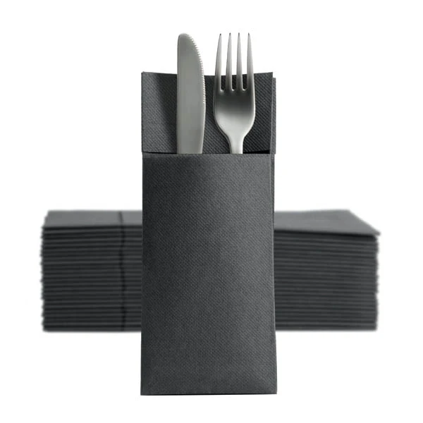 AKU-SERWETKI CLARINA KANGUREK CZARNE 50SZT