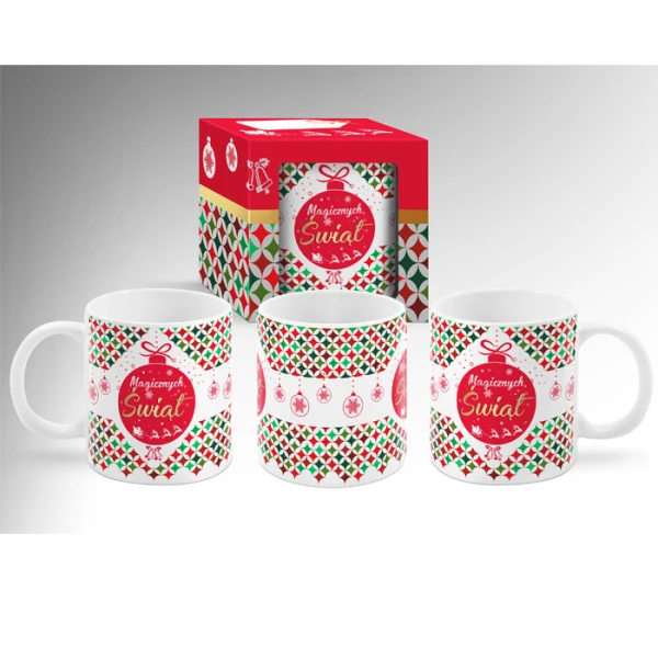 BG-KUBEK BOSS *MAGICZNYCH ŚWIĄT* 300ML