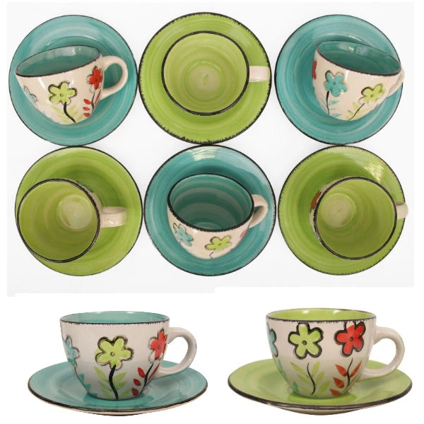 VERONI-KPL. FILIŻANEK 6+6 *LENA*