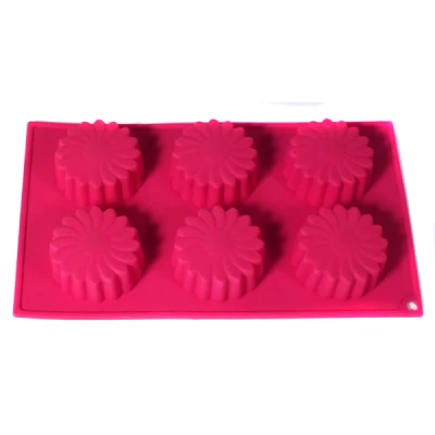 KH-4644 SILIKONOWA FOREMKA NA 6 MUFINEK GERBER