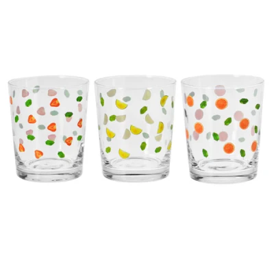 KR-KPL. 3-SZKLANEK DO NAPOJÓW 250ML ZDOBINE 9613-0250 *JOY*