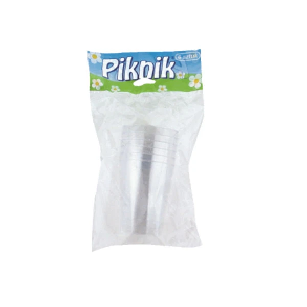 AKU-PIKNIK-SZKLANKA KRYSZTAŁ 6SZT