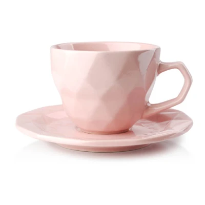 MON- FILIŻANKA ZE SPODKIEM  250ML ADEL RÓŻOWA 2272