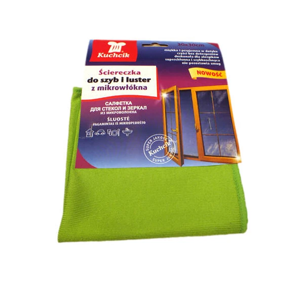 AKU-ŚCIERKA DO SZYB I LUSTER Z MIKROWŁÓKNA