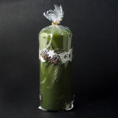 ADPAL-ŚWIECA KLUBOWA KL-5 ŚWIERKOWY ZAKĄTEK LAKIER OLIWKOWA