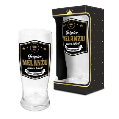 BG-SZKLANKA DO PIWA 0,5L GOLD *INŻYNIER MELANŻU*