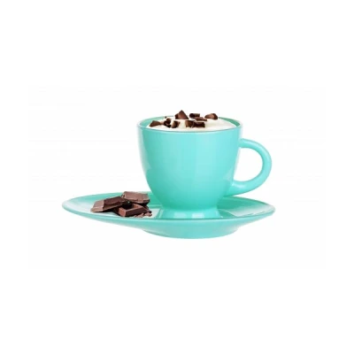 GLA-FILIŻANKA+SPODEK TURKUS *ELIPSA* 22