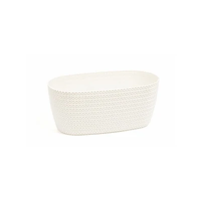 LAM-OSŁONKA OWALNA *MAGNOLIA JERSEY* 38CM KREMOWY