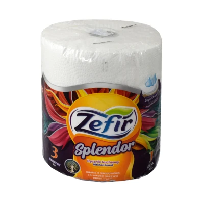 RĘCZNIK PAPIEROWY ZEFIR SPLENDOR SOFT 3W 60MB RKC3008