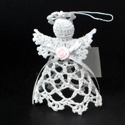 ROD-OZDOBA ŚWIĄTECZNA SZYDEŁKOWA *ANIOŁ DUŻY* DA-1049