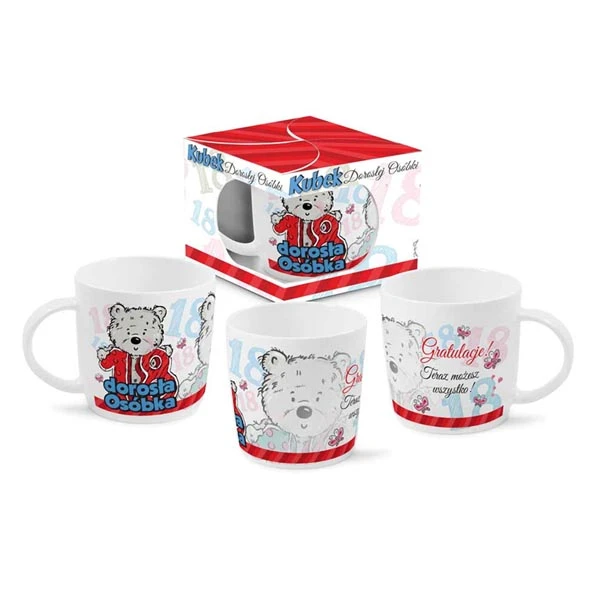 BG-KUBEK MIŚKI 370ML *DOROSŁA OSÓBKA*