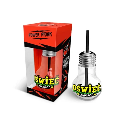 BG-SZKLANKA ŻARÓWKA 400ML *OŚWIEĆ MNIE*