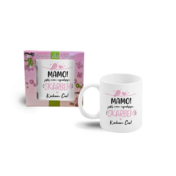 CF-KUBEK BOSS 300ML *MAMO JESTEŚ MOIM NAJWIĘKSZYM SKARBEM*