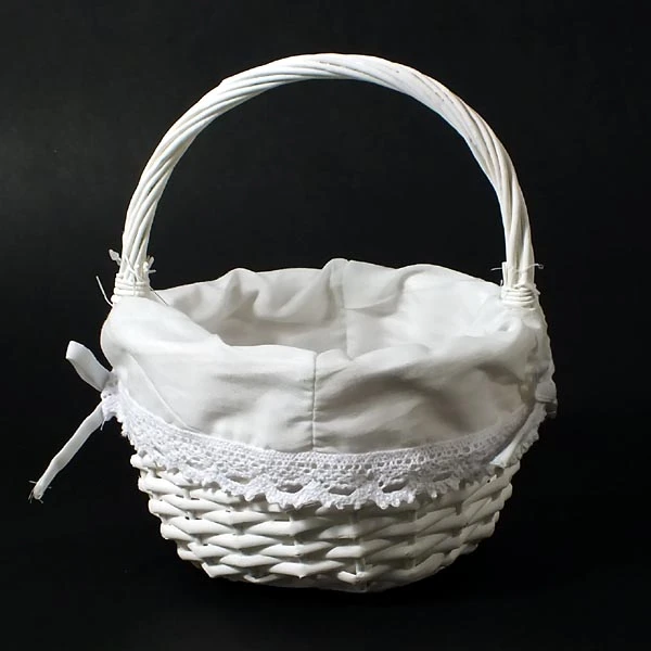 DM-KOSZYK WIKLINOWY  OKRĄGŁY BIAŁY TS 1215 PC-4