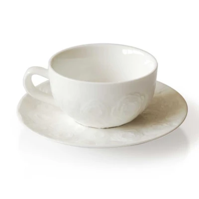 MON-FILIŻANKA ZE SPODKIEM 90ML *ROSE* 3680