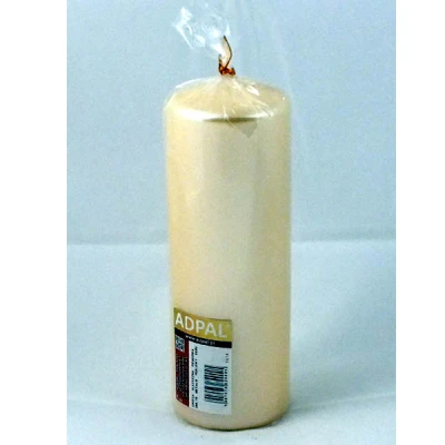 ADPAL-ŚWIECA PIEŃKOWA 200/70 METALIK PERŁOWY ECRU