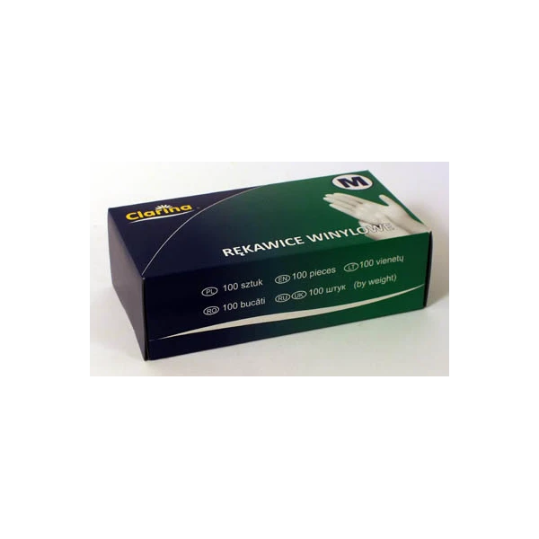 AKU-RĘKAWICE WINYLOWE *M* /100/