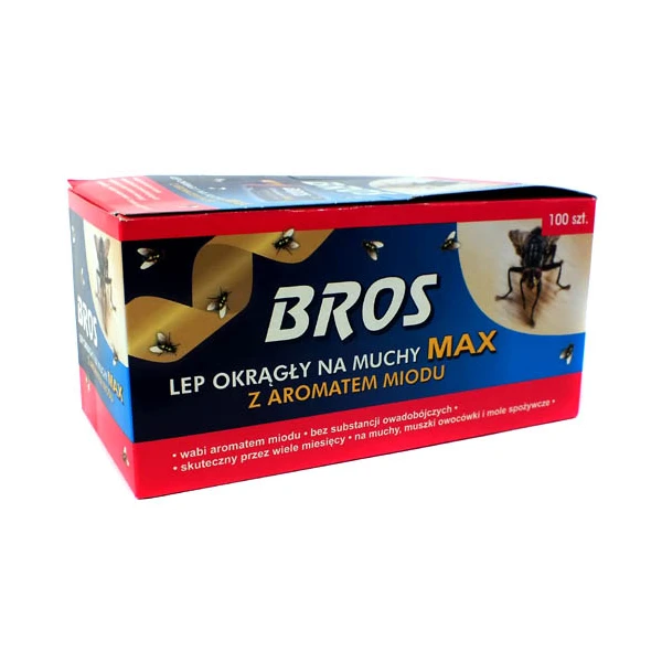 BROS-LEP NA MUCHY OKRĄGŁY *MAX*  1 SZT.
