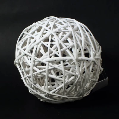 DM-KULA WILINOWA 25CM BIAŁA DMB04