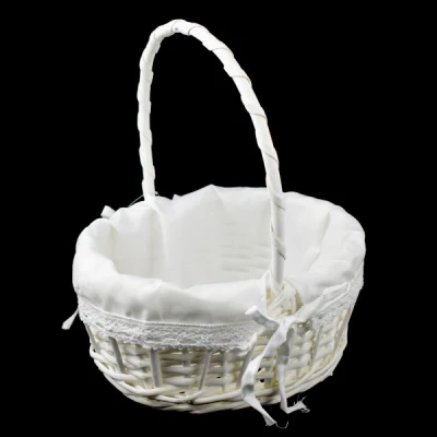 DM-KOSZYK OWALNY BIAŁY TS-5667-1