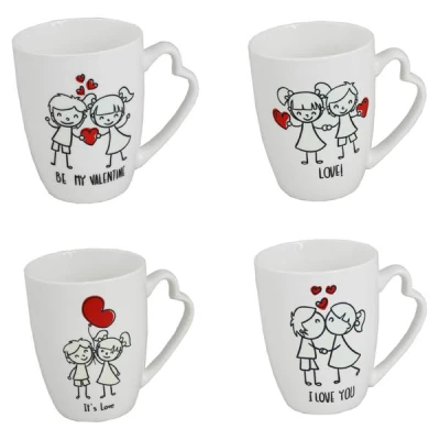 CH-KUBEK PORCELANOWY *CUTE COUPLE* 345ML 8814