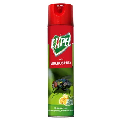 EXPEL-MUCHOSPRAY 400ML *ZAPACH CYTRYNOWY*