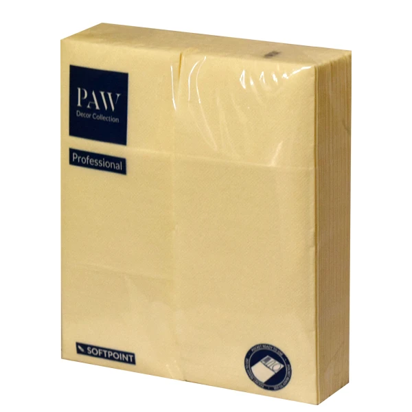 PAW-SERWETKI 32X38 POCKET SOFTPOINT UNICOLOR CHAMPAGNE PUNP000001