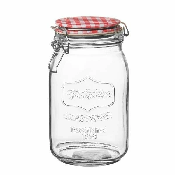 TAD-SŁOIK SZKLANY Z KLIPSEM *IVY* 1480ML