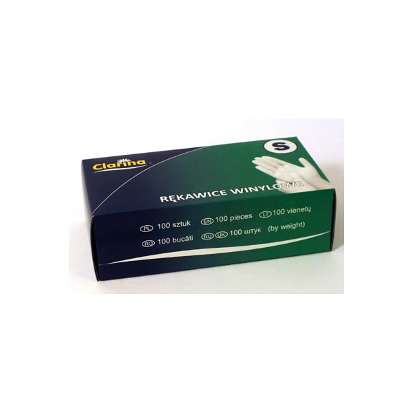 AKU-RĘKAWICE WINYLOWE *S* A'100